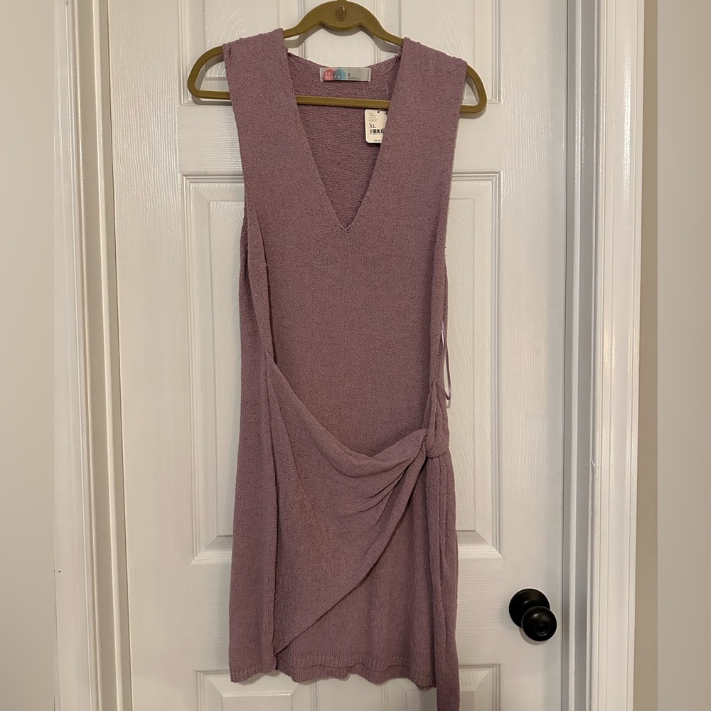 Free People Beach Sweater Knit Dress Size XL NEW